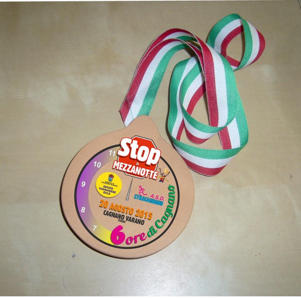 medaglia 6 ore retro