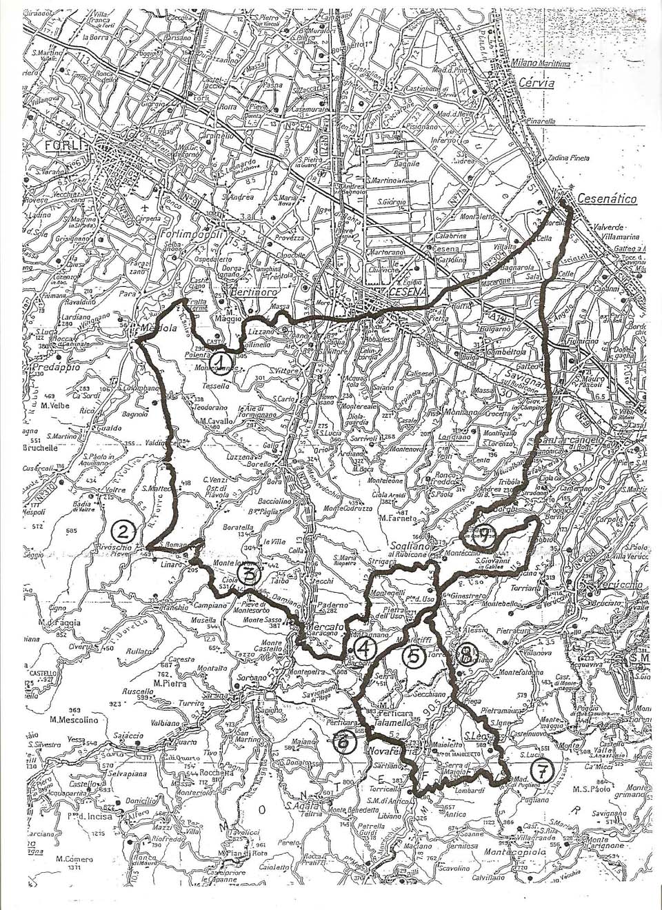 01 Nove Colli Mappa
