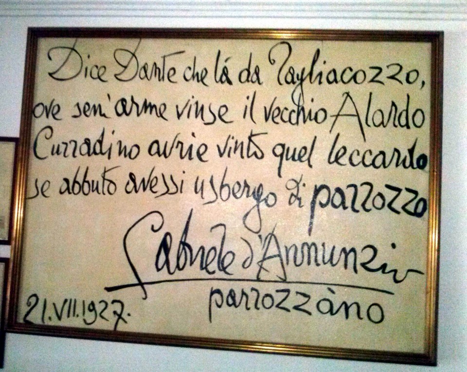 090 Biglietti dannunziani al Ritrovo del Parrozzo