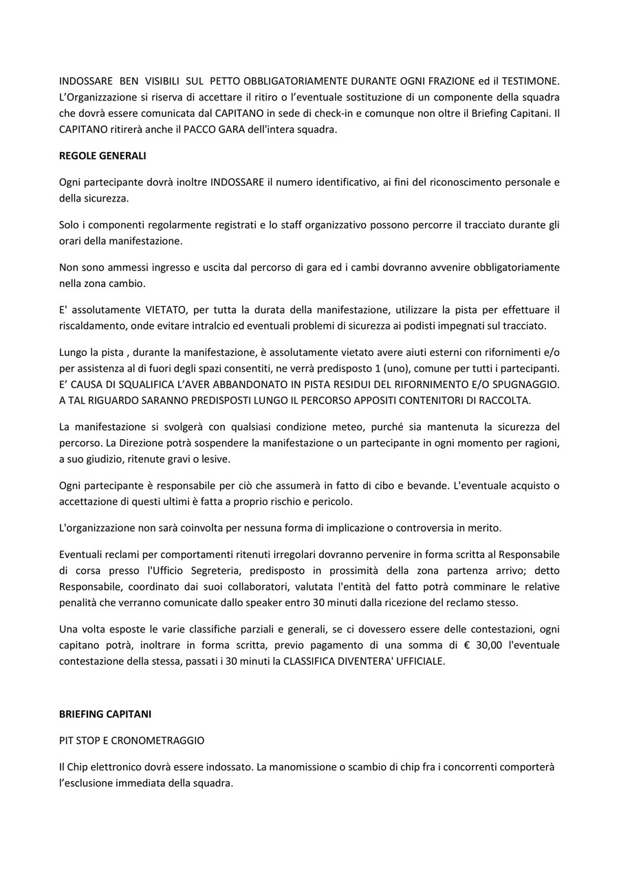 Regolamento 6h Free 3