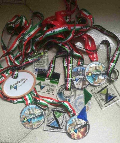 Collemar athon medaglie